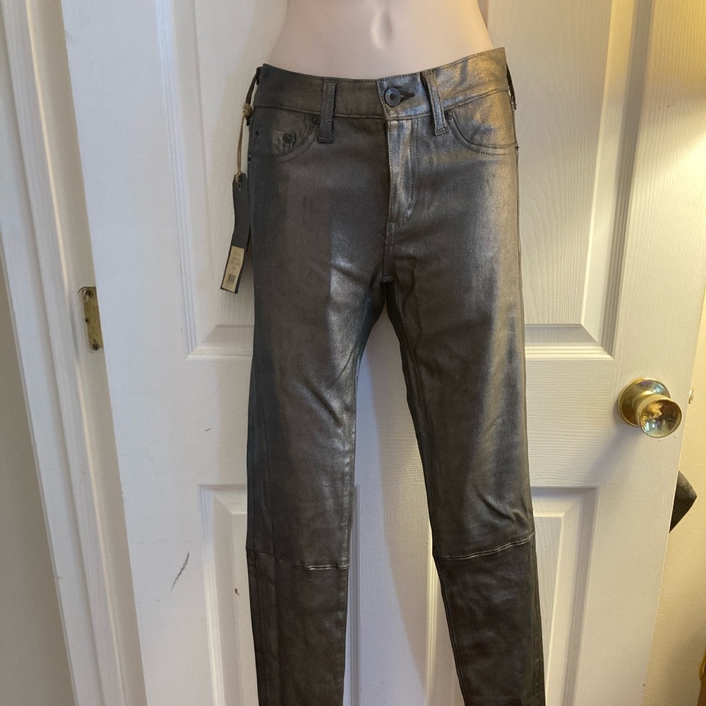 NWT Rag and Bone S26 Anthracite Skinny Jeans